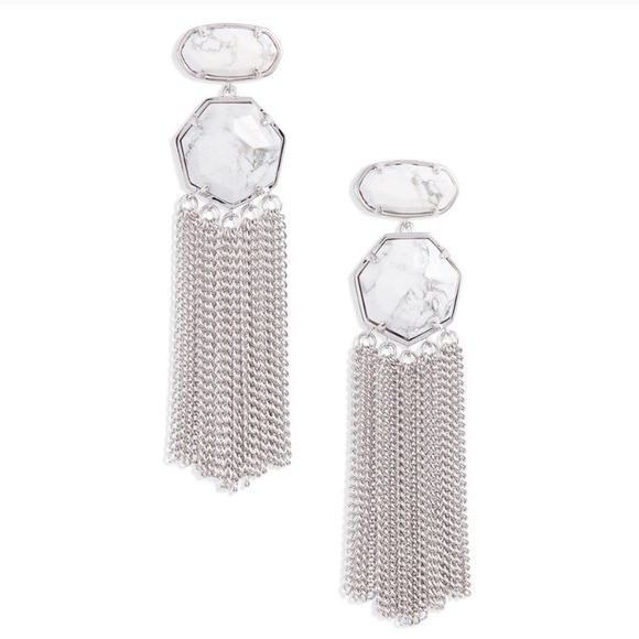 Kendra Scott Jewelry - Kendra Scott Tae Earrings in White Howlite